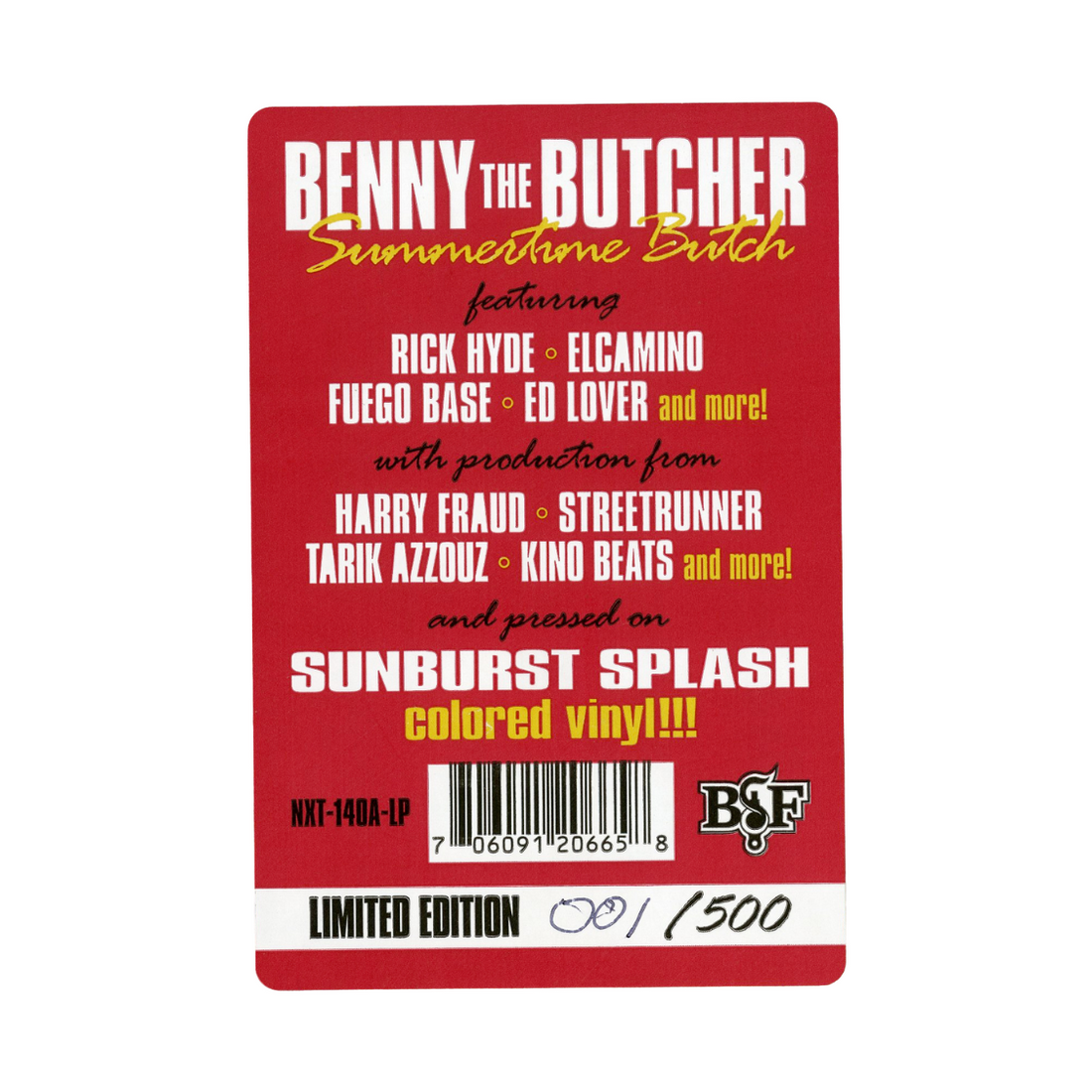 Benny The Butcher A Friend Of カセットテープ Benny The Butcher A Friend Of カセットテープ A FRIEND OF