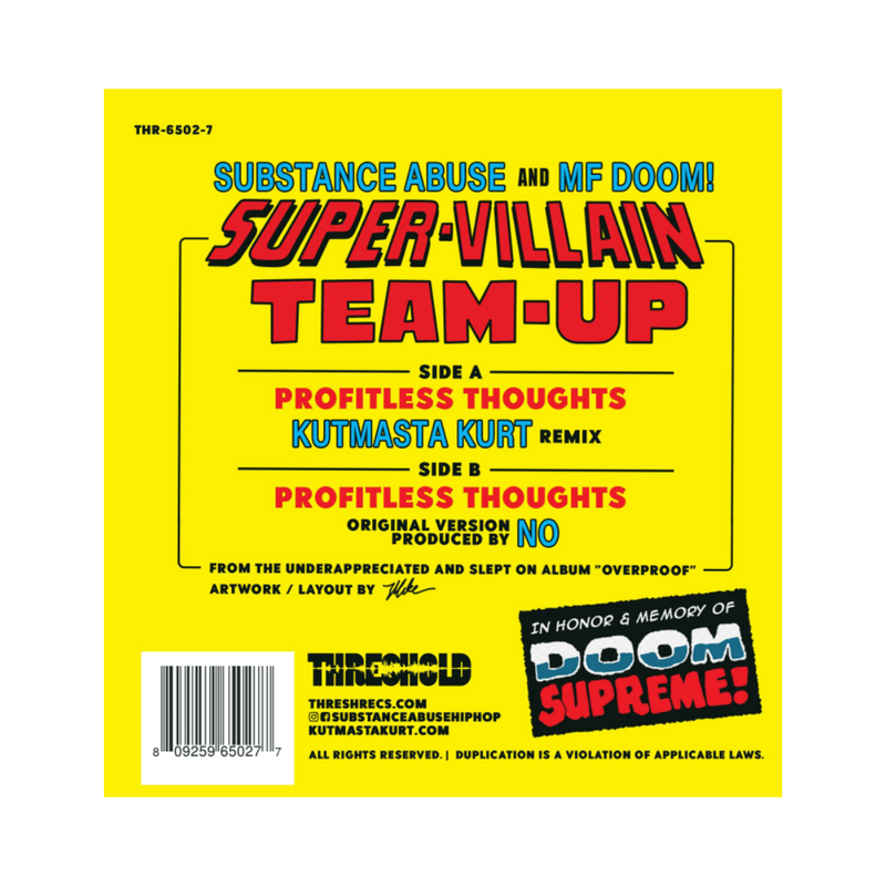 Super-Villain Team Up (Colored 7")