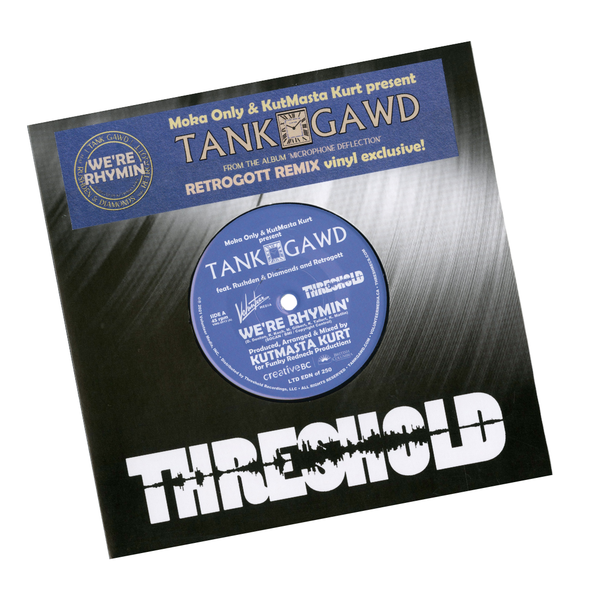 We’re Rhymin’ f. Retrogott and Rushden & Diamonds b/w Remix (7')