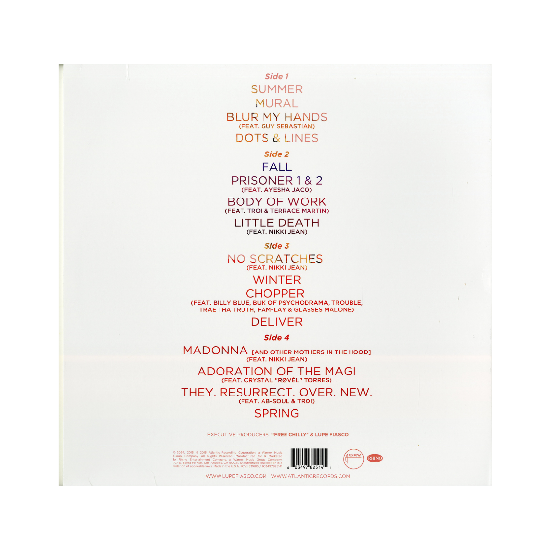 Lupe Fiasco Tetsuo & Youth (Colored 2xLP)