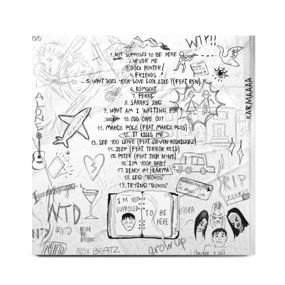 Token - I'm Not Supposed To Be Here (White 2xLP w/Crayon Pack)