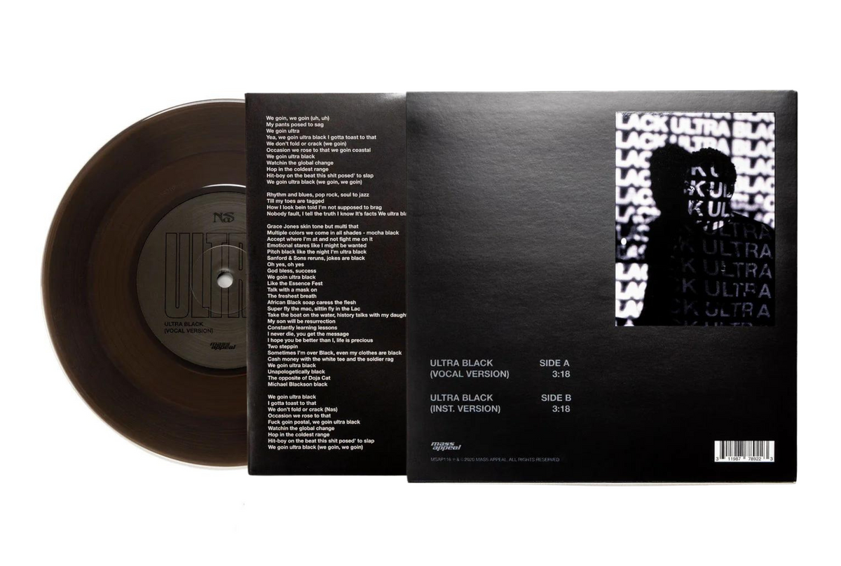Nas - Ultra Black b/w Instrumental (Colored 7")