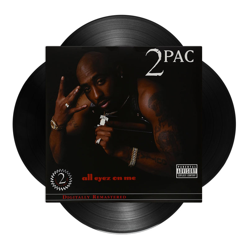 2 Pac All Eyez on Me 4xLP set with 2pac making West Side W with this hands 