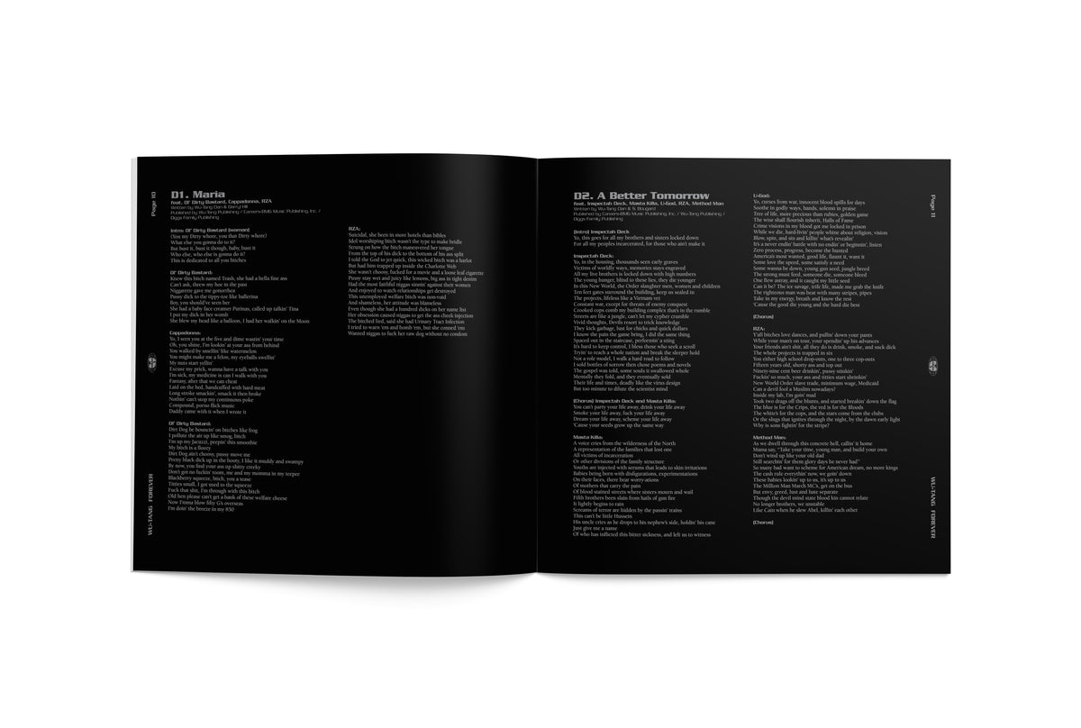 US版 WU-TANG CLAN WU-TANG FOREVER 4LPレコード WU-TANG CLAN / WU-TANG FOREVER 1997 1st Edition 12