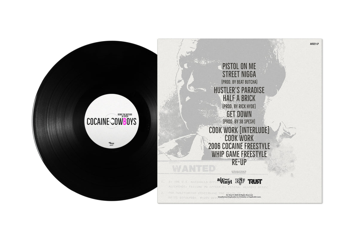 38 Spesh x Benny Cocaine Cowboys ラップレコード 38 Spesh x Benny The Butcher – Cocaine Cowboys 2 – Vinyl (LP