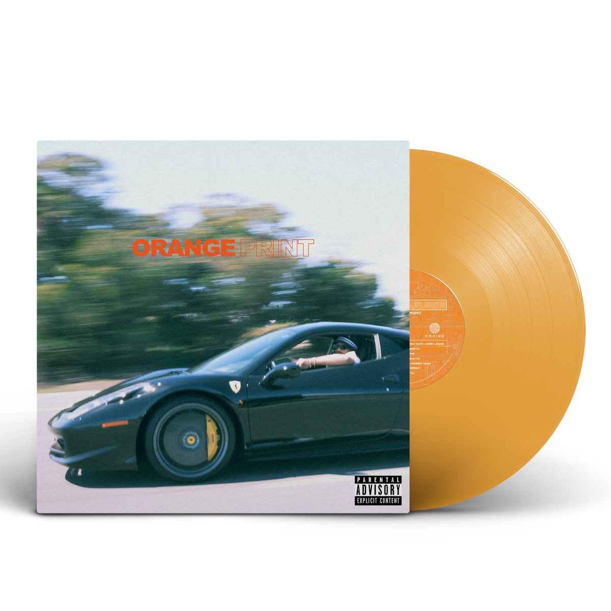 Larry June - Orange Print (Colored LP)