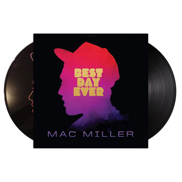 Mac Miller Blue Slide Park Album Cover T-Shirt Black