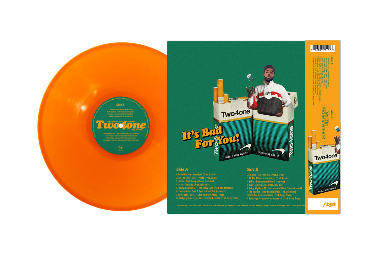 Jay Worthy - Two4one (Orange Colored Vinyl LP)