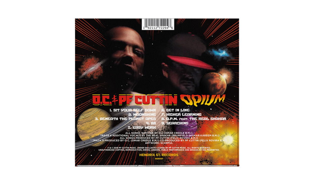 OC & PF Cuttin - Opium (CD & Black Vinyl Bundle) OC & PF Cuttin - Opium (CD & Black Vinyl Bundle)