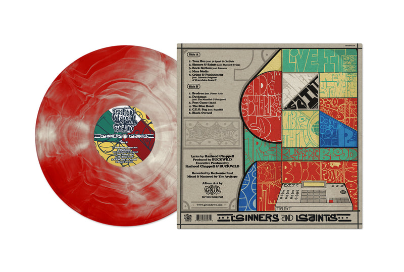 Sinners and Saints (Red & White Swirl Colored LP)