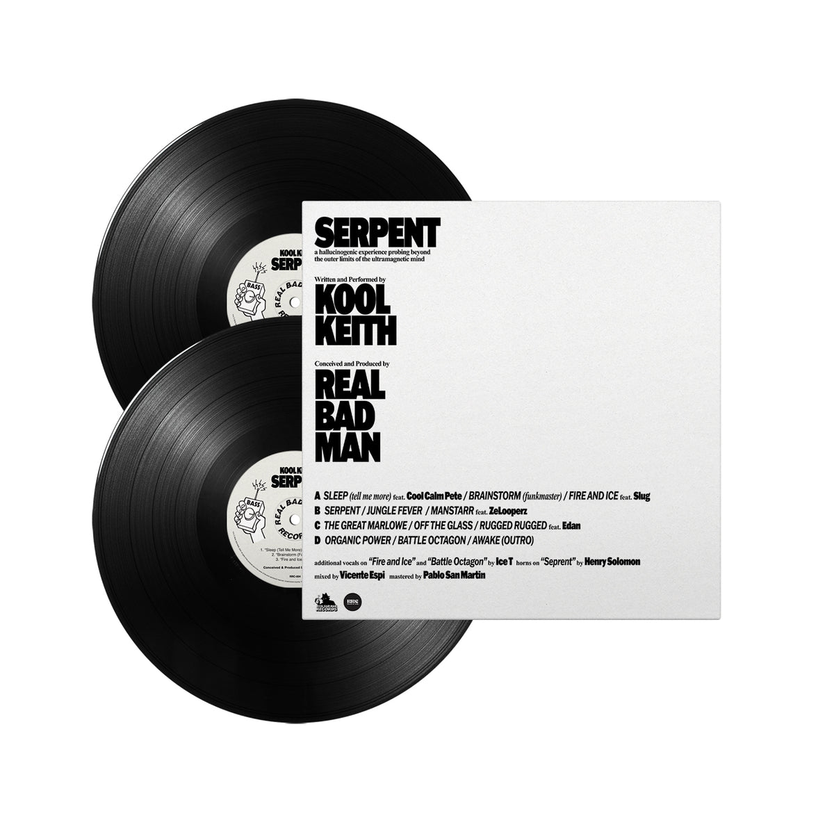 Kool Keith x Real Bad Man - Serpent (Vinyl 2xLP)
