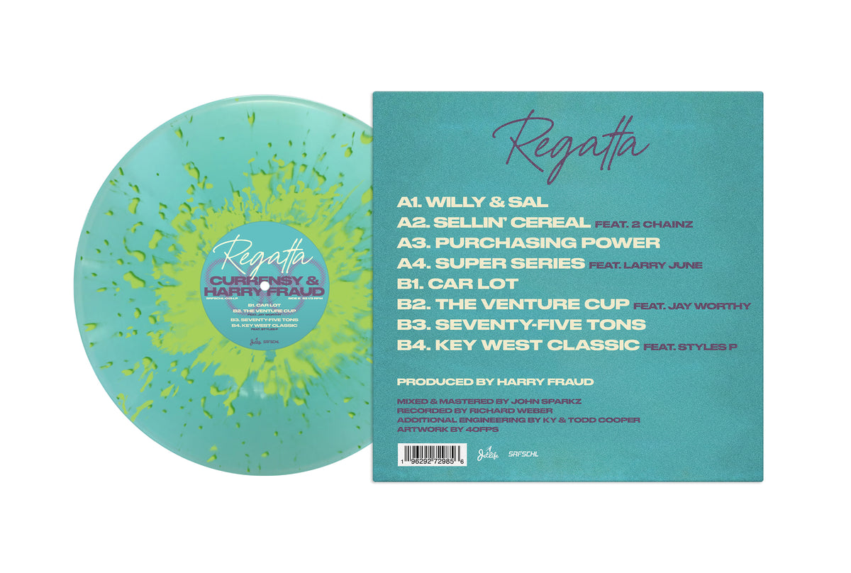 Curren$y & Harry Fraud - Regatta (Colored Vinyl LP)
