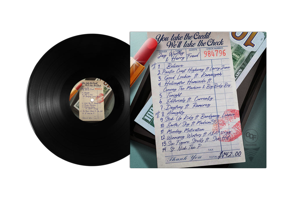 Jay Worthy  Harry Fraud You Take The Credit, We'll.... (Vinyl LP)