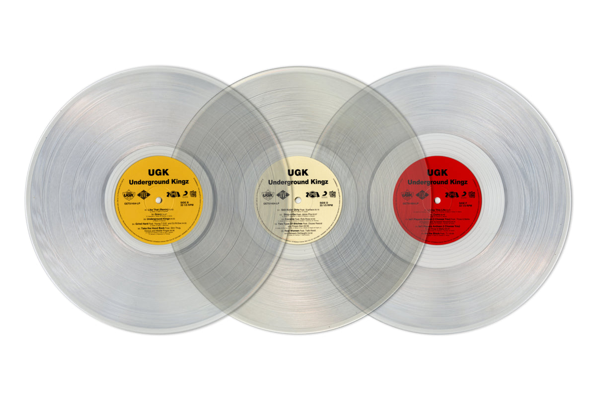 UGK - Underground Kingz (Clear 3xLP Vinyl)