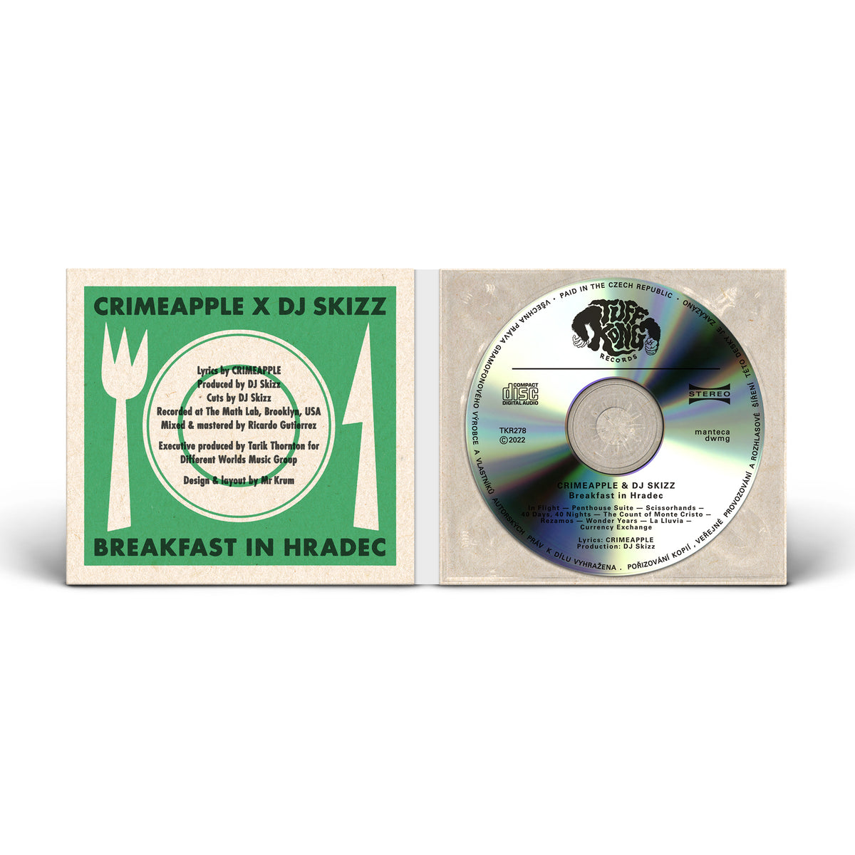 Crimeapple x DJ Skizz - Breakfast In Hradec (CD)