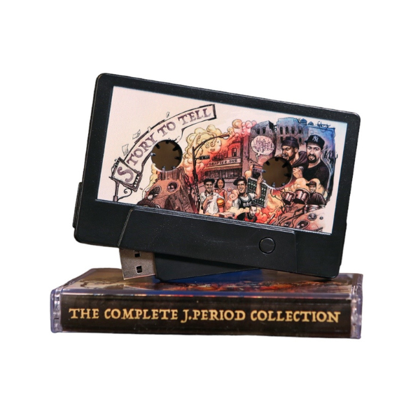 J.PERIOD Complete Collection USB Mixtape + Globetrottin 7" Comic Book (Bundle)